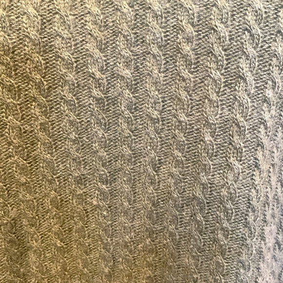 N.Peal pure cashmere pullover from Scotland green small cable pattern - Picture 2 of 5